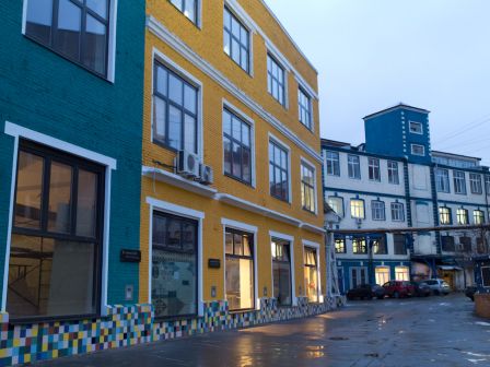 Arty place for our exhibit, love this place