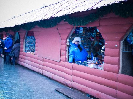 it's Xmas in Moscow, not in NY obviously…