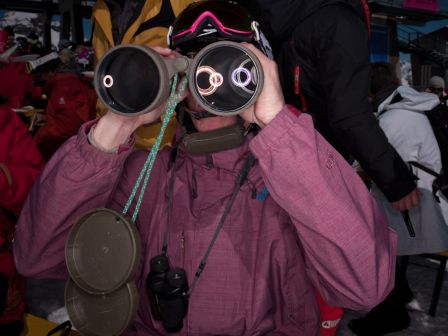 Tabke's huge binocular